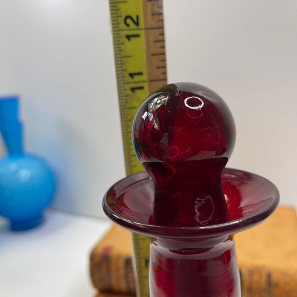 Pilgram Decanter Tequilia Sunset Red and Orange Decanter - Picture 4 of 7